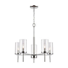 ELK Home CN290523 - Thomas - Oakland 25&#39;&#39; Wide 5-Light Chandelier - Chrome