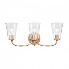 ELK Home EC89264/3 - Emily 23&#39;&#39; Wide 3-Light Vanity Light - Brushed Gold