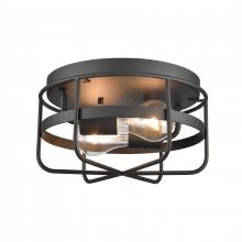 ELK Home EC89674/2 - Gael 10&#39;&#39; Wide 2-Light Flush Mount - Matte Black