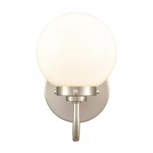 ELK Home EC89980/1 - Fairbanks 8.5&#39;&#39; High 1-Light Sconce - Brushed Nickel and Opal