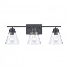 ELK Home EC90004/3 - Vivica 24&#39;&#39; Wide 3-Light Vanity Light - Matte Black