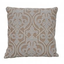 ELK Home HVT0897-9979 - Embroidered Scrollwork 20x20&#39;&#39; Pillow - Tan