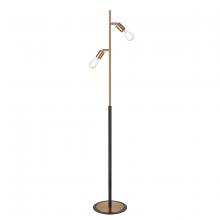 ELK Home S0019-9564 - Kelston 62&#39;&#39; High 2-Light Floor Lamp - Matte Black