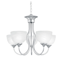 ELK Home SL801578 - Thomas - Tahoe 24&#39;&#39; Wide 5-Light Chandelier - Brushed Nickel