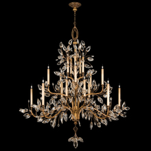 Fine Art Handcrafted Lighting 774540ST - Crystal Laurel 75"W Round Chandelier